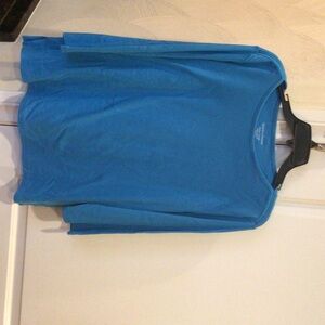 Women's Long Sleeve Blue Top